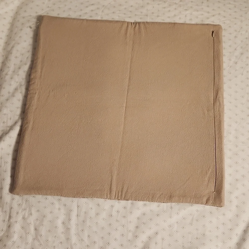 West Elm Sarita Handa geo patchwork corded linen pillow cover 18